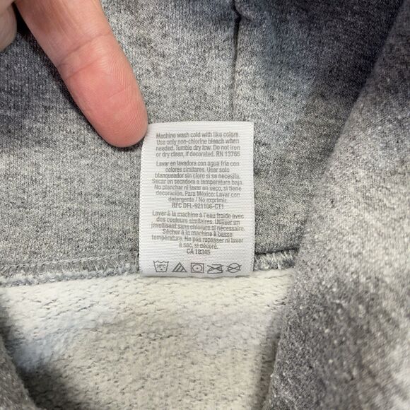 Realtree Xtra Camo Spellout Hoodie Men’s 2XL Grey Jerzees Pullover Sweatshirt - Picture 4 of 8